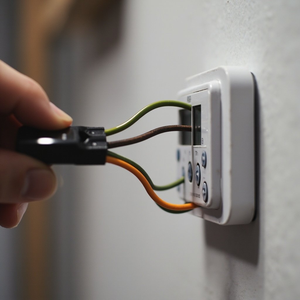 HVAC thermostat wiring installation